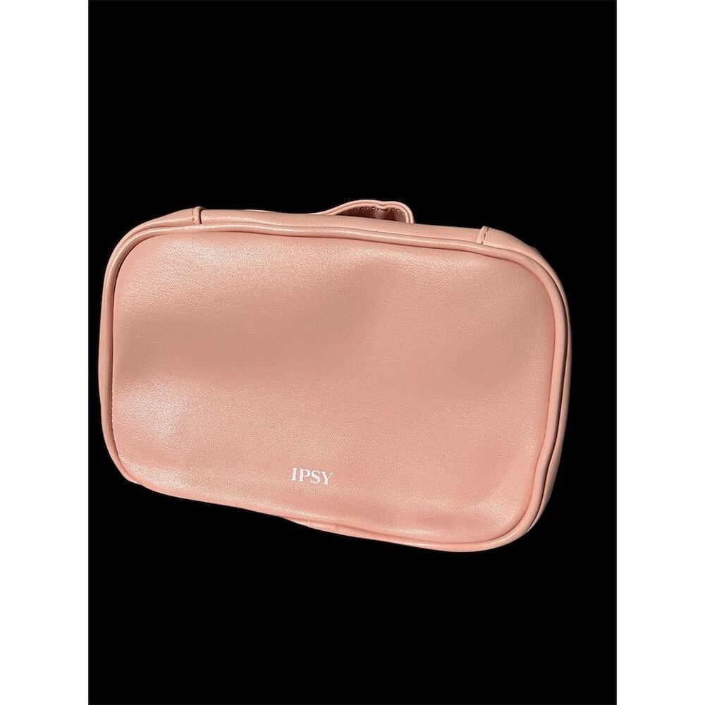 Pink Makeup Bag Organizer with Zipper & Pockets - Picture 6 of 13